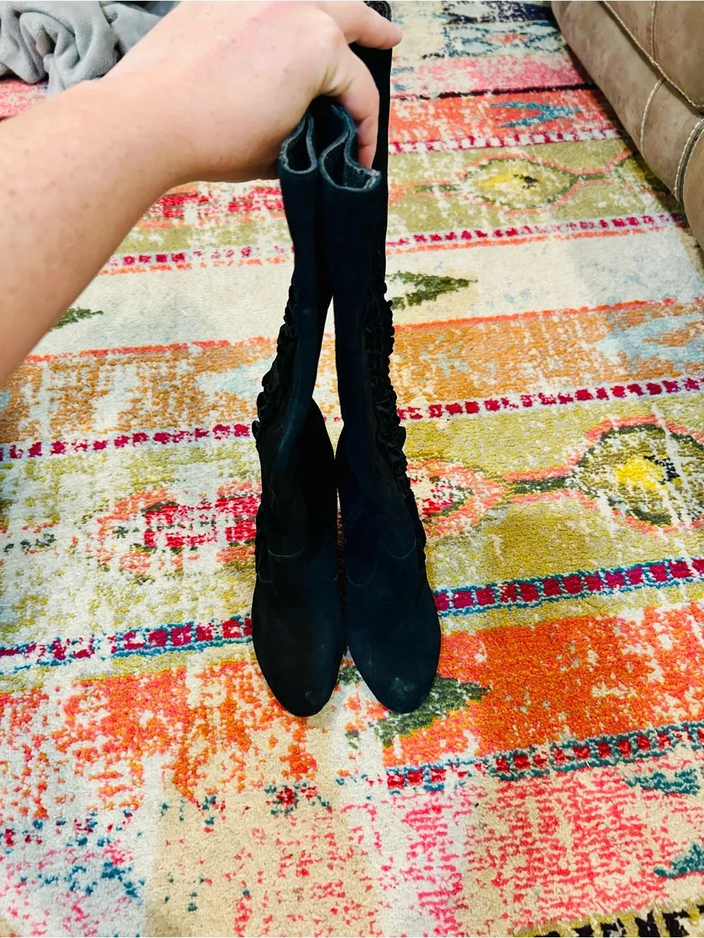 MIA Black Women's Mid-Calf Boots- size 10